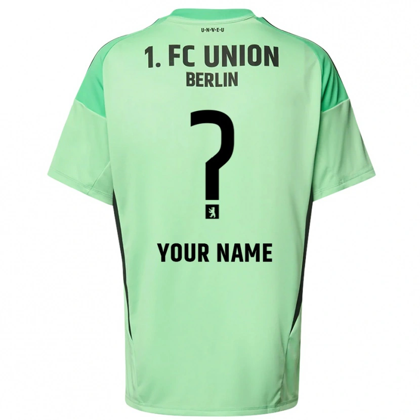 Danxen Hombre Camiseta 1. FC Union Berlin Verde Claro Negro Portero Equipación 2025/26 La Camisa