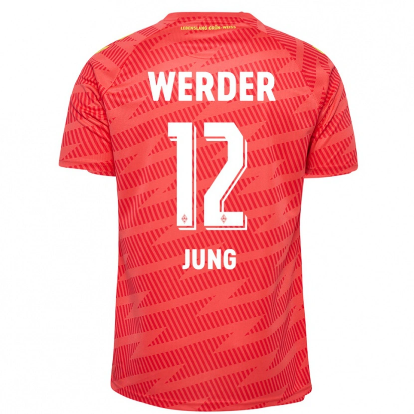 Danxen Hombre Camiseta Hugo Jung #12 Rojo Amarillo Portero Equipación 2025/26 La Camisa