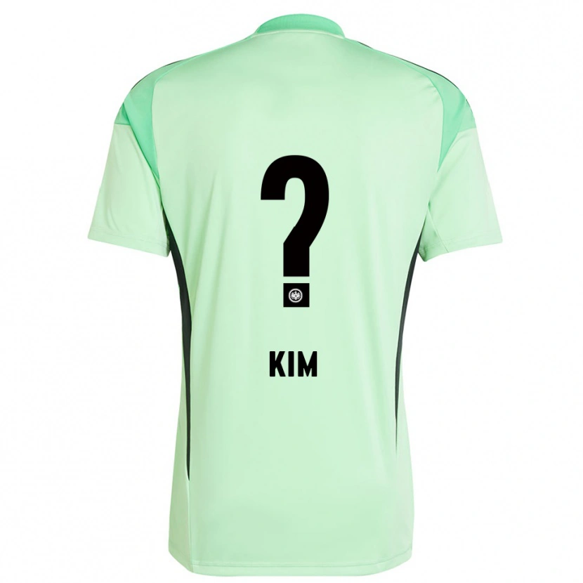 Danxen Hombre Camiseta Junhyung Kim #0 Verde Claro Negro Portero Equipación 2025/26 La Camisa