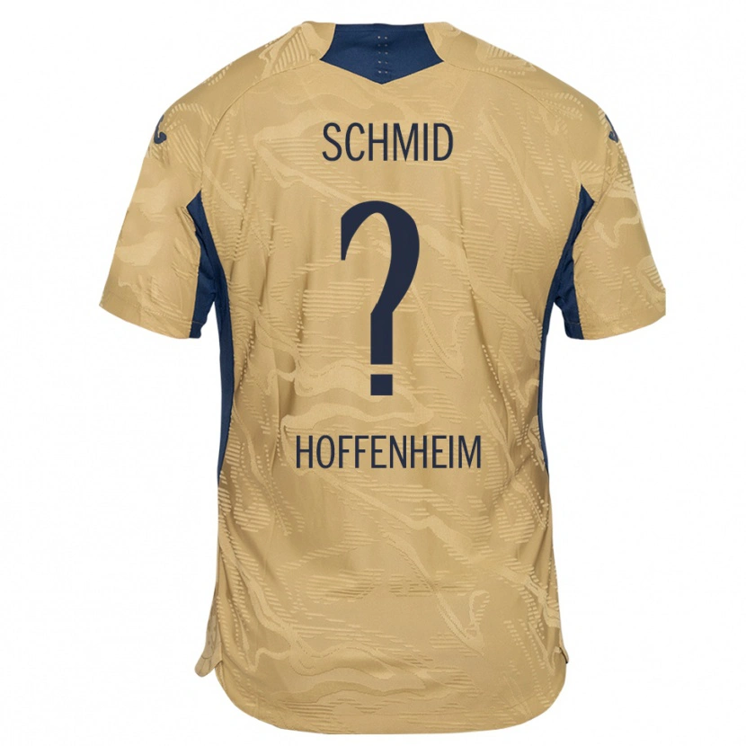 Danxen Hombre Camiseta Juliane Schmid #0 Negro Marrón Negro Portero Equipación 2025/26 La Camisa