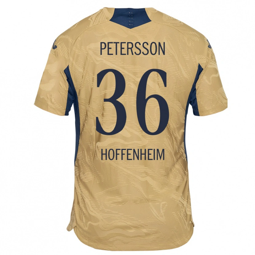 Danxen Hombre Camiseta Lúkas Petersson #36 Negro Marrón Negro Portero Equipación 2025/26 La Camisa