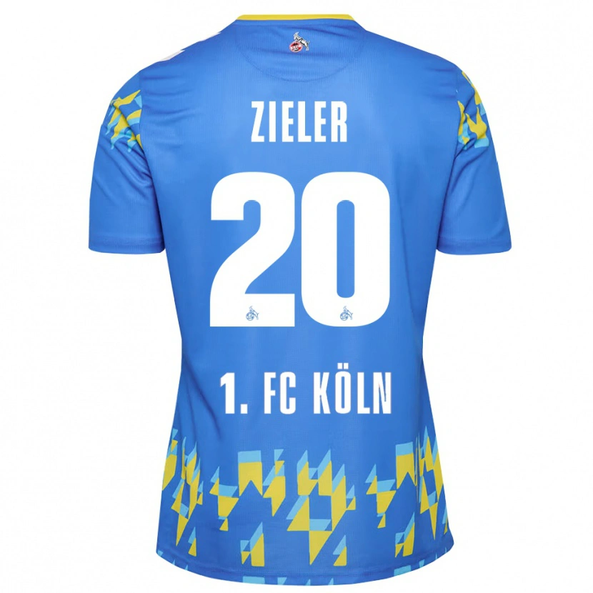 Danxen Hombre Camiseta Ron-Robert Zieler #20 Azul Cornflower Portero Equipación 2025/26 La Camisa