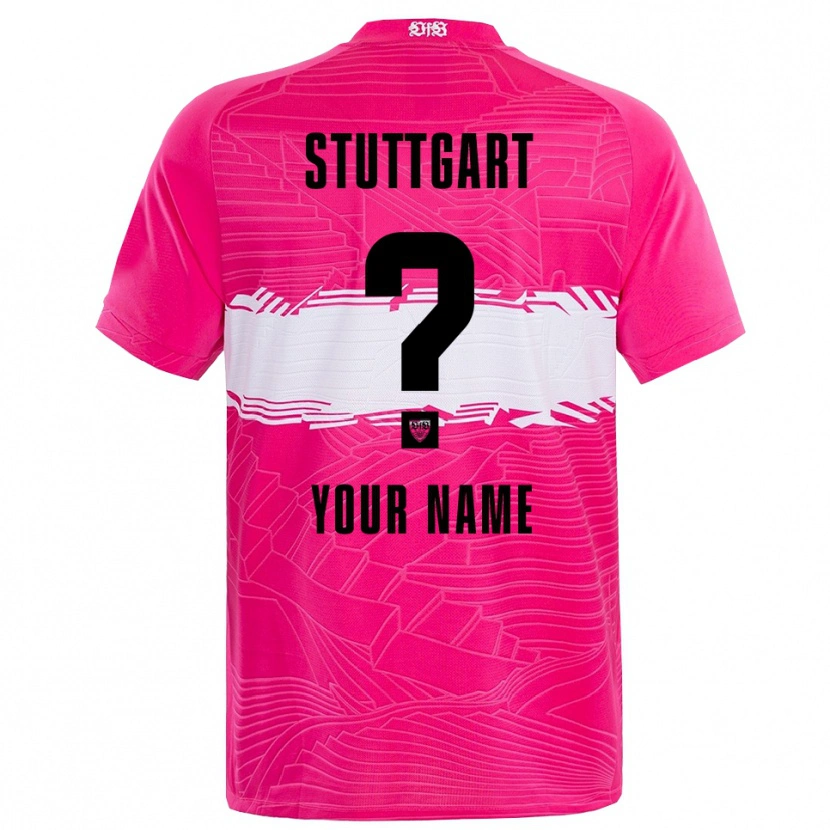 Danxen Hombre Camiseta VfB Stuttgart Rosa Profundo Negro Portero Equipación 2025/26 La Camisa