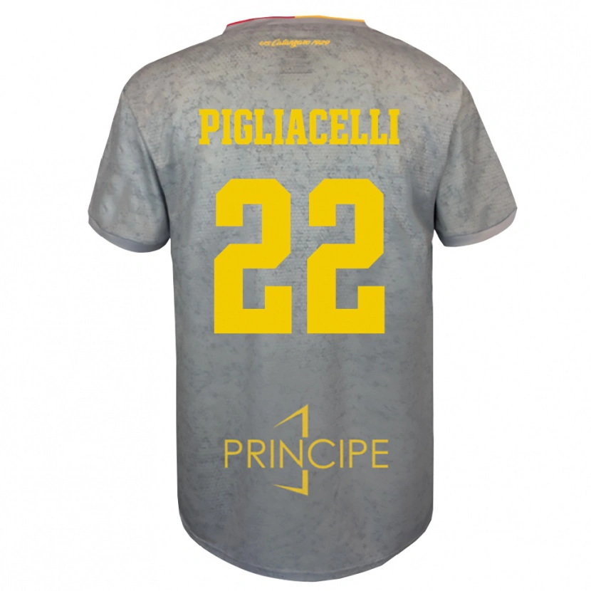 Danxen Hombre Camiseta Mirko Pigliacelli #22 Plata Marrón Arena Portero Equipación 2025/26 La Camisa