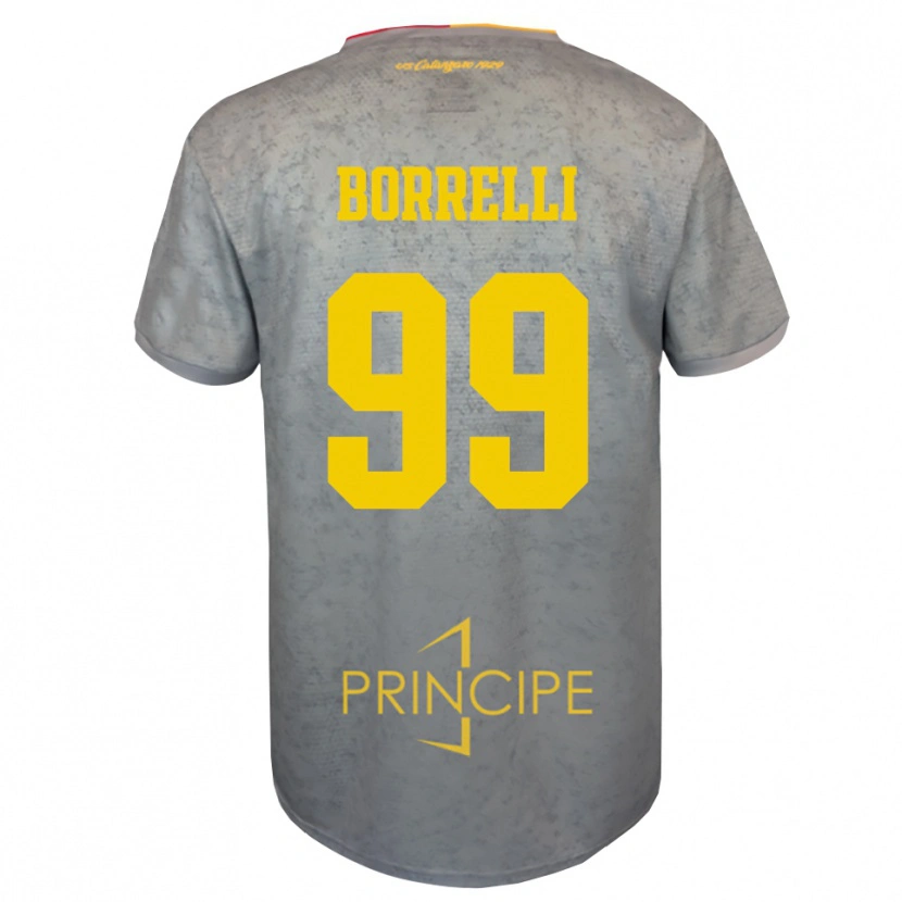 Danxen Hombre Camiseta Edoardo Borrelli #99 Plata Marrón Arena Portero Equipación 2025/26 La Camisa