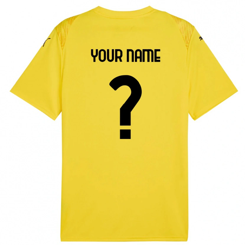 Danxen Hombre Camiseta US Salernitana 1919 Amarillo Negro Portero Equipación 2025/26 La Camisa