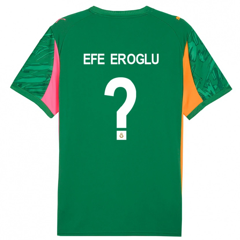 Danxen Hombre Camiseta Cem Efe Eroğlu #0 Verde Naranja Rosa Portero Equipación 2025/26 La Camisa