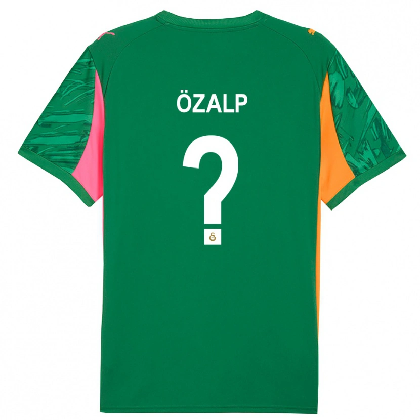 Danxen Hombre Camiseta Hamza Özalp #0 Verde Naranja Rosa Portero Equipación 2025/26 La Camisa