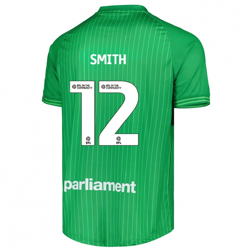 Danxen Hombre Camiseta Jackson Smith #12 Verde Lima Portero Equipación 2025/26 La Camisa