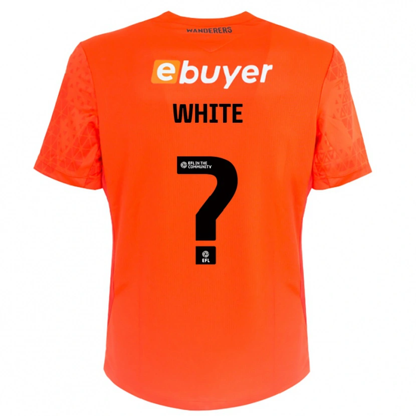 Danxen Hombre Camiseta Annabelle White #0 Negro Naranja Portero Equipación 2025/26 La Camisa