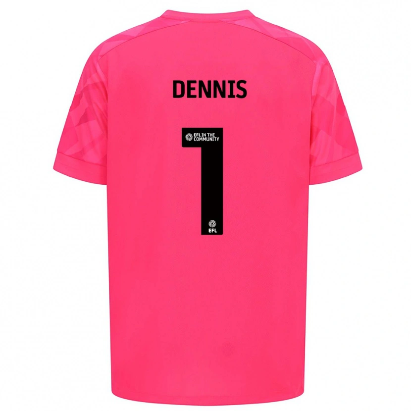 Danxen Hombre Camiseta Jake Dennis #1 Rosa Rosa Portero Equipación 2025/26 La Camisa