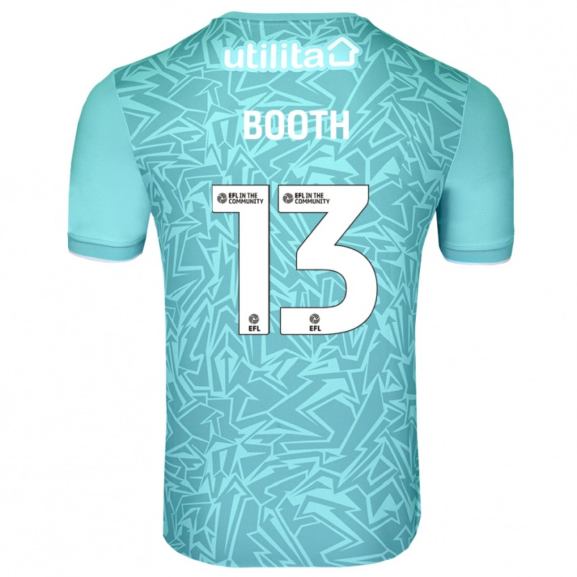 Danxen Hombre Camiseta Charlie Booth #13 Azul Claro Portero Equipación 2025/26 La Camisa