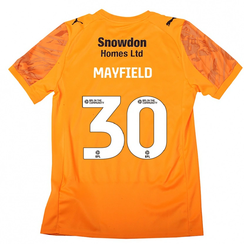 Danxen Hombre Camiseta Holly Mayfield #30 Negro Naranja Portero Equipación 2025/26 La Camisa