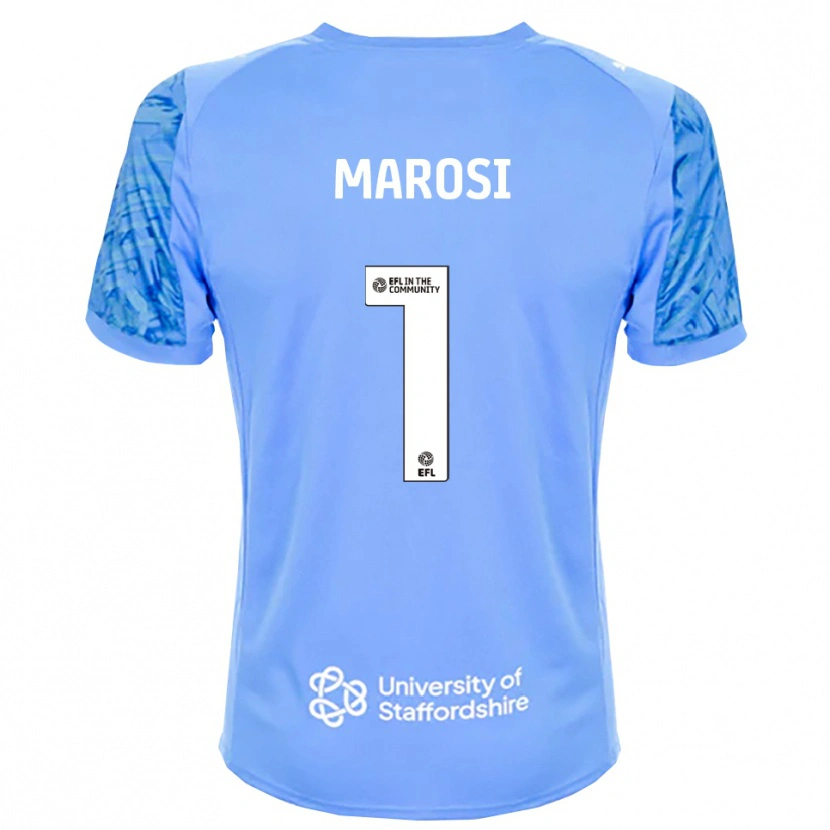 Danxen Hombre Camiseta Marko Marosi #1 Azul Real Portero Equipación 2025/26 La Camisa
