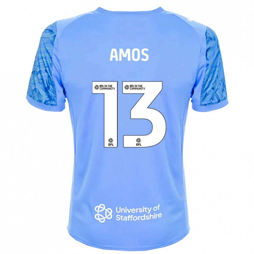 Danxen Hombre Camiseta Ben Amos #13 Azul Real Portero Equipación 2025/26 La Camisa