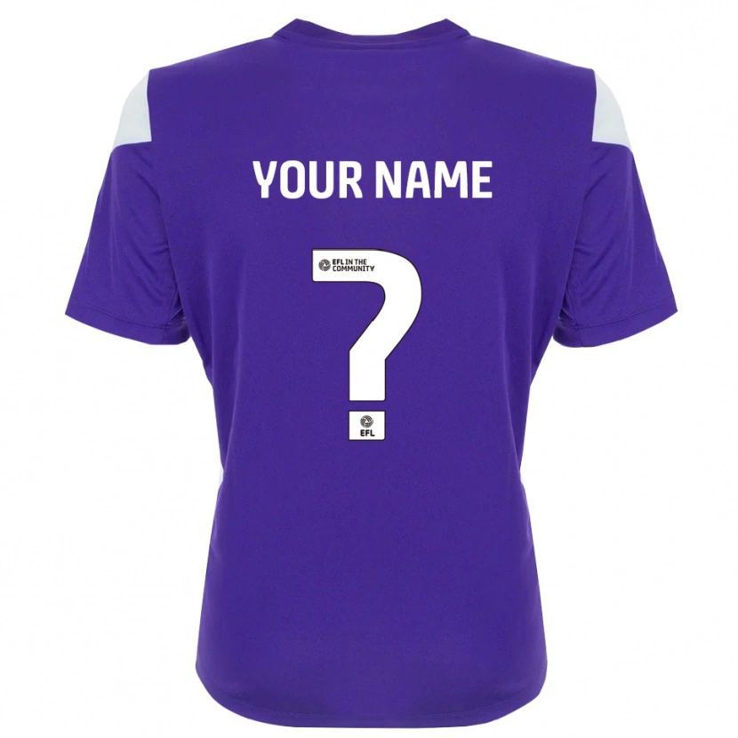 Danxen Hombre Camiseta Walsall FC Blanco Morado Portero Equipación 2025/26 La Camisa