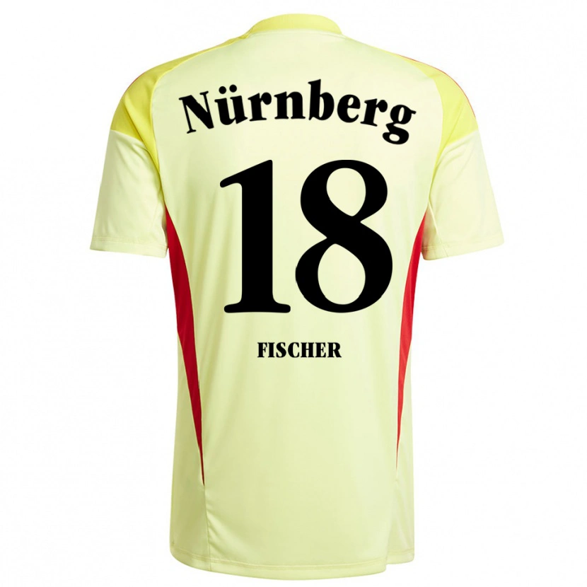 Danxen Hombre Camiseta Jonas Fischer #18 Negro Amarillo Portero Equipación 2025/26 La Camisa