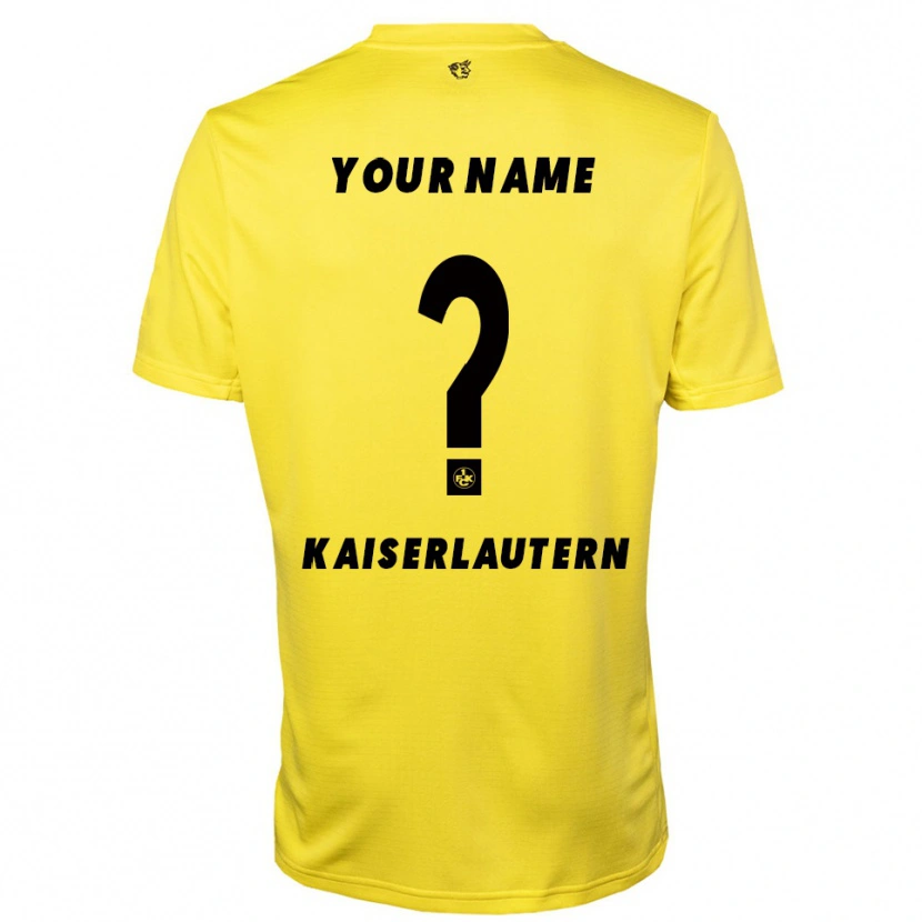 Danxen Hombre Camiseta 1. FC Kaiserslautern Negro Amarillo Portero Equipación 2025/26 La Camisa