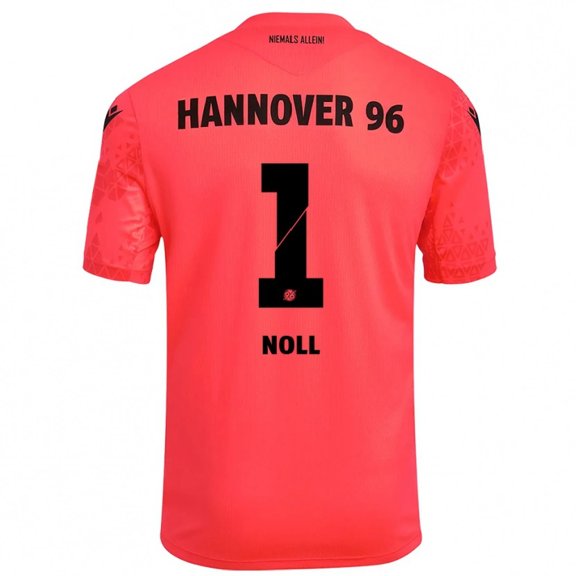 Danxen Hombre Camiseta Nahuel Noll #1 Negro Rojo Portero Equipación 2025/26 La Camisa