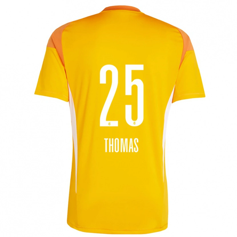 Danxen Hombre Camiseta Jakob Thomas #25 Naranja Amarillo Portero Equipación 2025/26 La Camisa