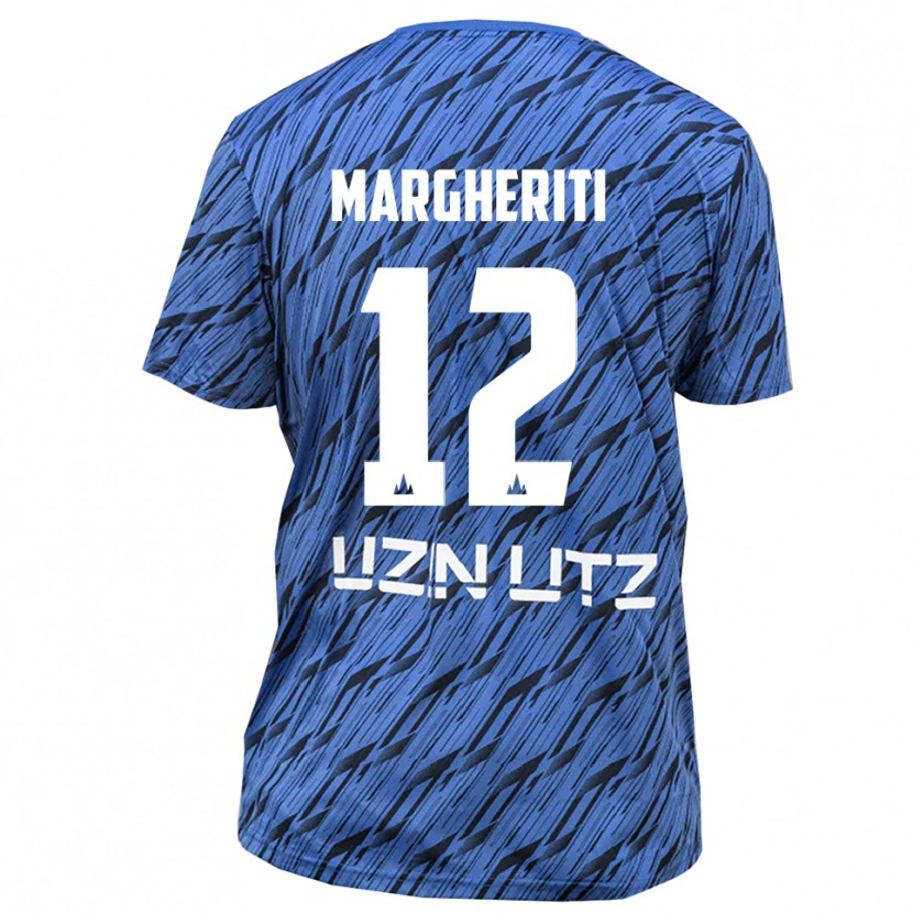 Danxen Hombre Camiseta Danilo Margheriti #12 Blanco Azul Real Portero Equipación 2025/26 La Camisa