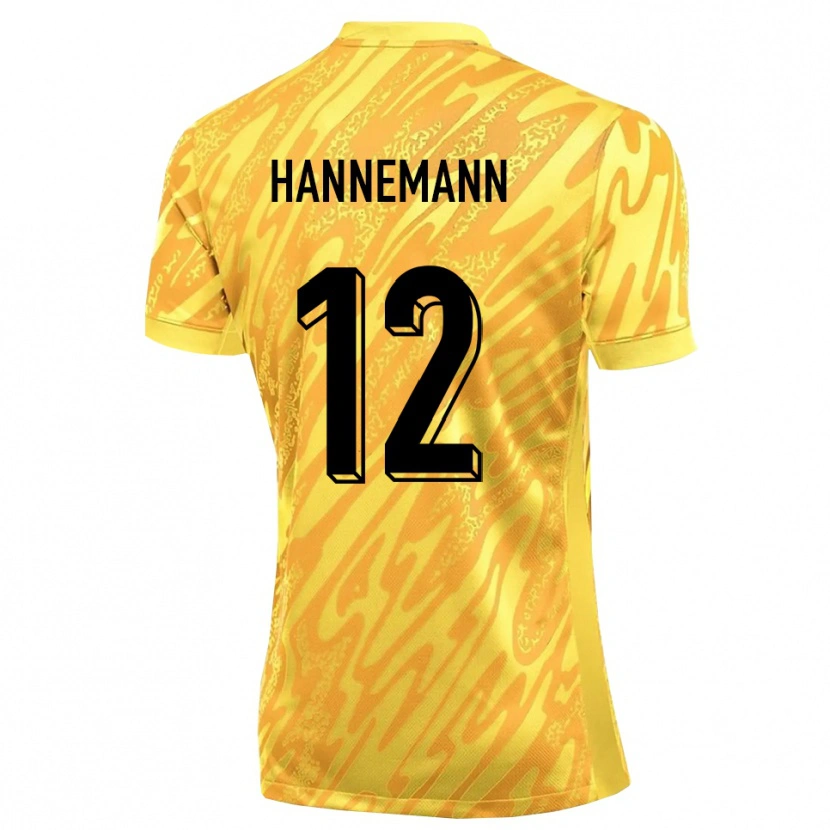 Danxen Hombre Camiseta Sören Hannemann #12 Naranja Amarillo Portero Equipación 2025/26 La Camisa