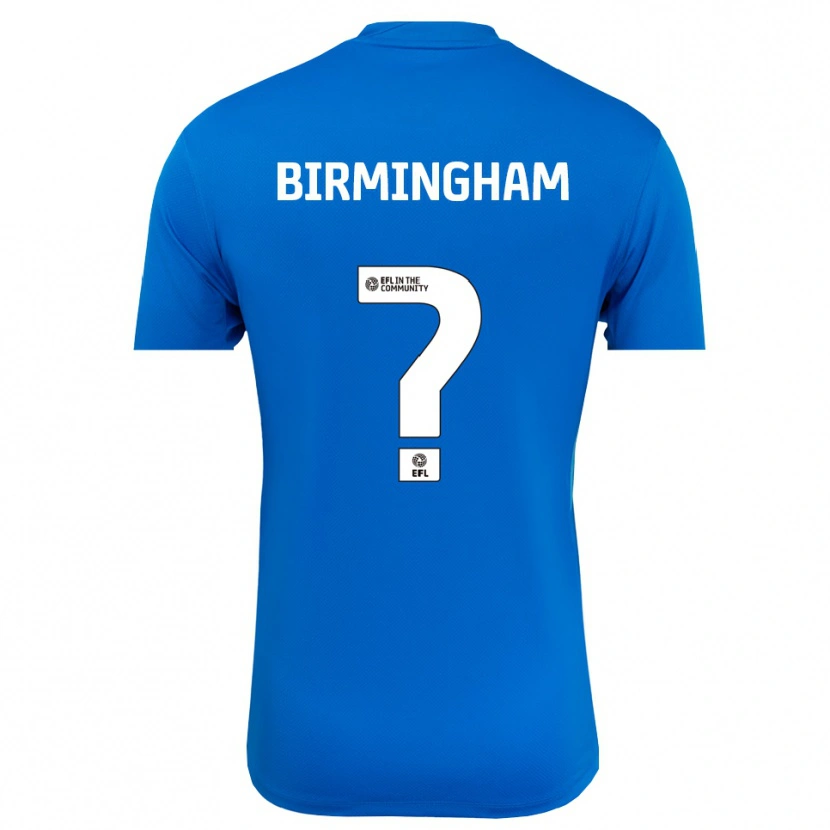 Danxen Hombre Camiseta Shea Birmingham #0 Azul Blanco Portero Equipación 2025/26 La Camisa