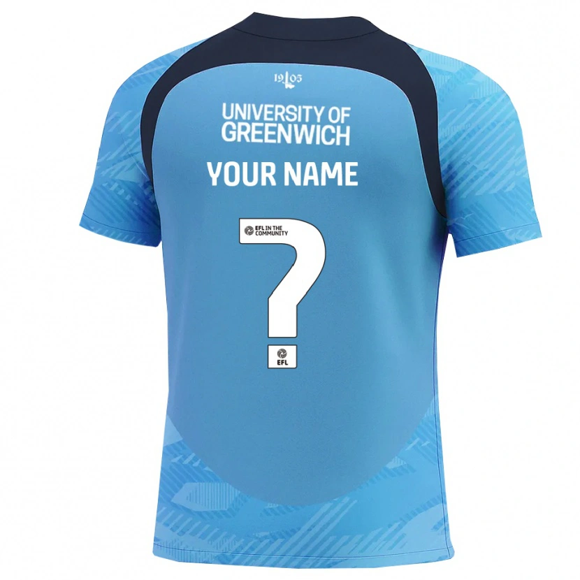 Danxen Hombre Camiseta Charlton Athletic Azul Blanco Portero Equipación 2025/26 La Camisa