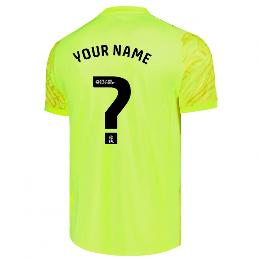 Danxen Hombre Camiseta Derby County Verde Fluorescente Portero Equipación 2025/26 La Camisa