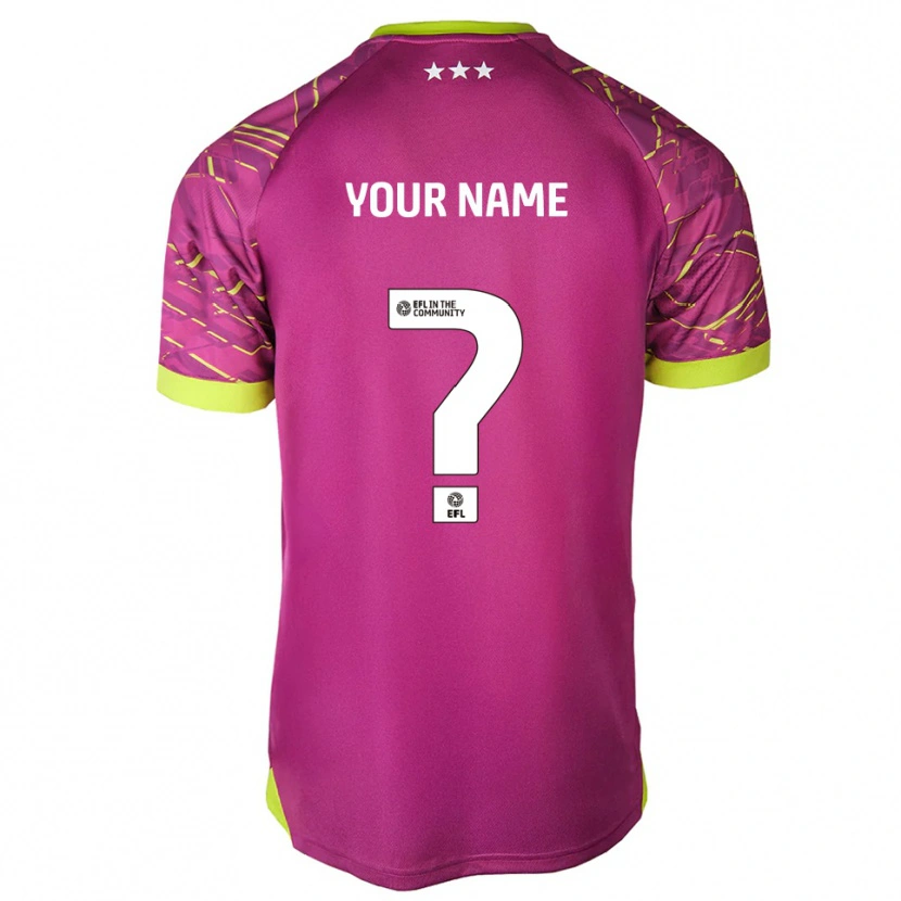 Danxen Hombre Camiseta Ipswich Town Rojo Violeta Medio Portero Equipación 2025/26 La Camisa