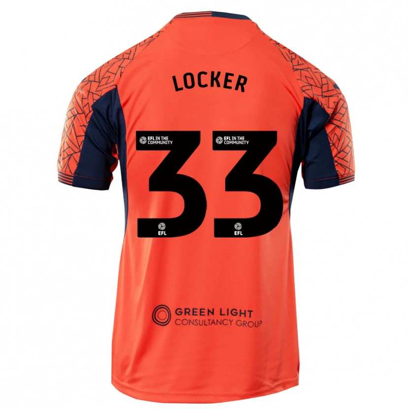 Danxen Hombre Camiseta Amber Locker #33 Negro Naranja Portero Equipación 2025/26 La Camisa