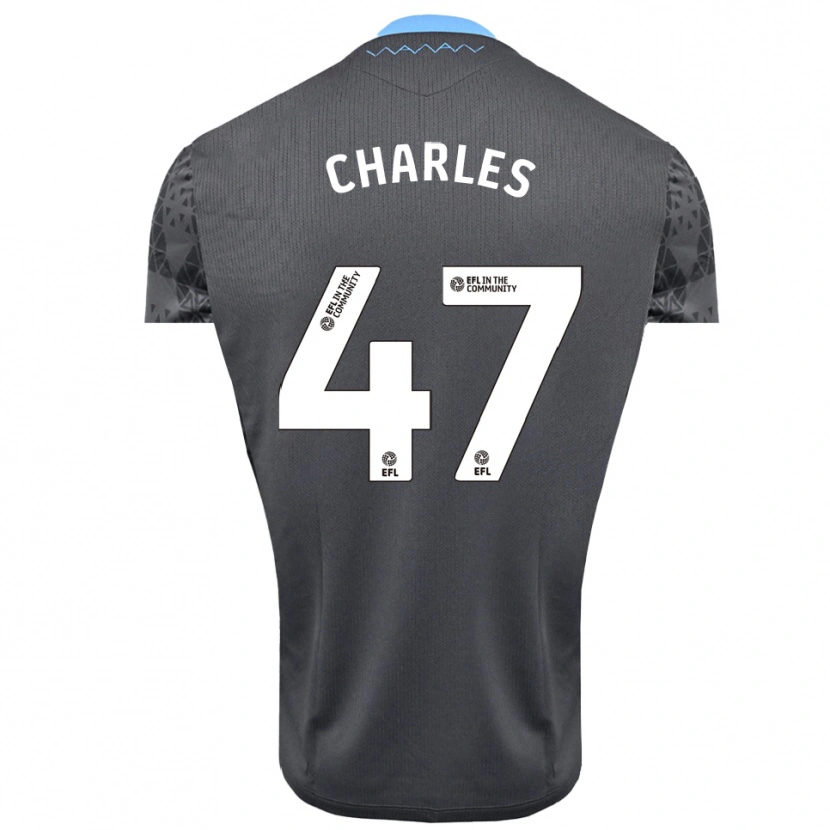 Danxen Hombre Camiseta Pierce Charles #47 Blanco Gris Portero Equipación 2025/26 La Camisa
