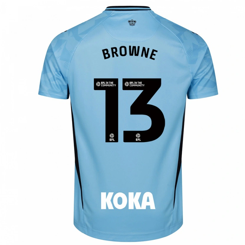 Danxen Hombre Camiseta Roraigh Browne #13 Azul Cielo Claro Portero Equipación 2025/26 La Camisa