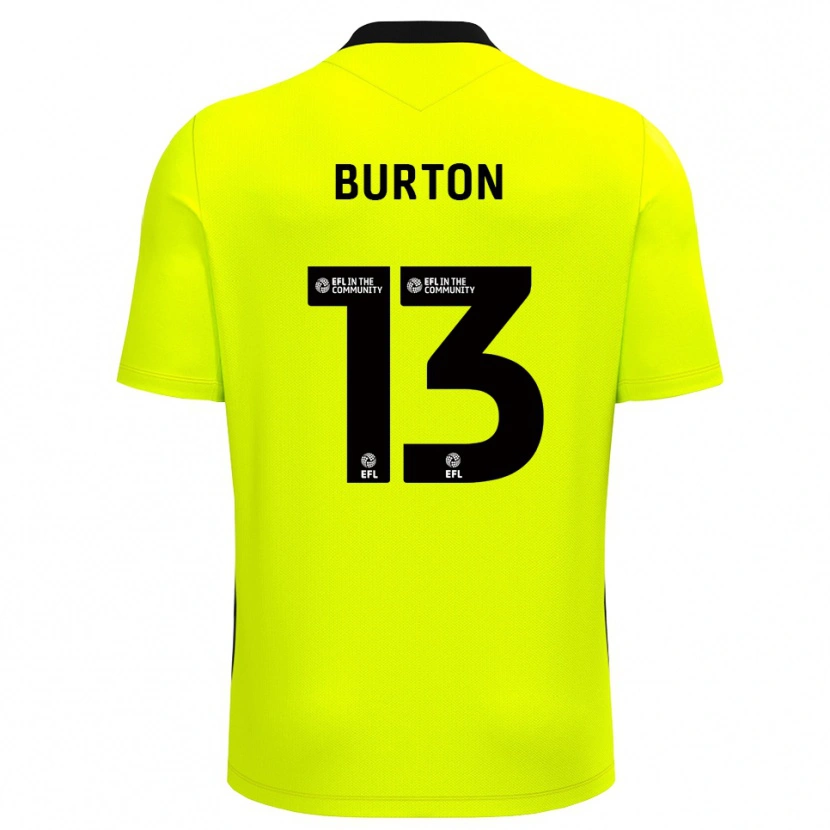 Danxen Hombre Camiseta Callum Burton #13 Verde Bosque Portero Equipación 2025/26 La Camisa