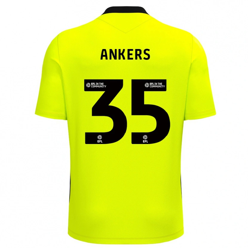 Danxen Hombre Camiseta Chloe Ankers #35 Verde Bosque Portero Equipación 2025/26 La Camisa