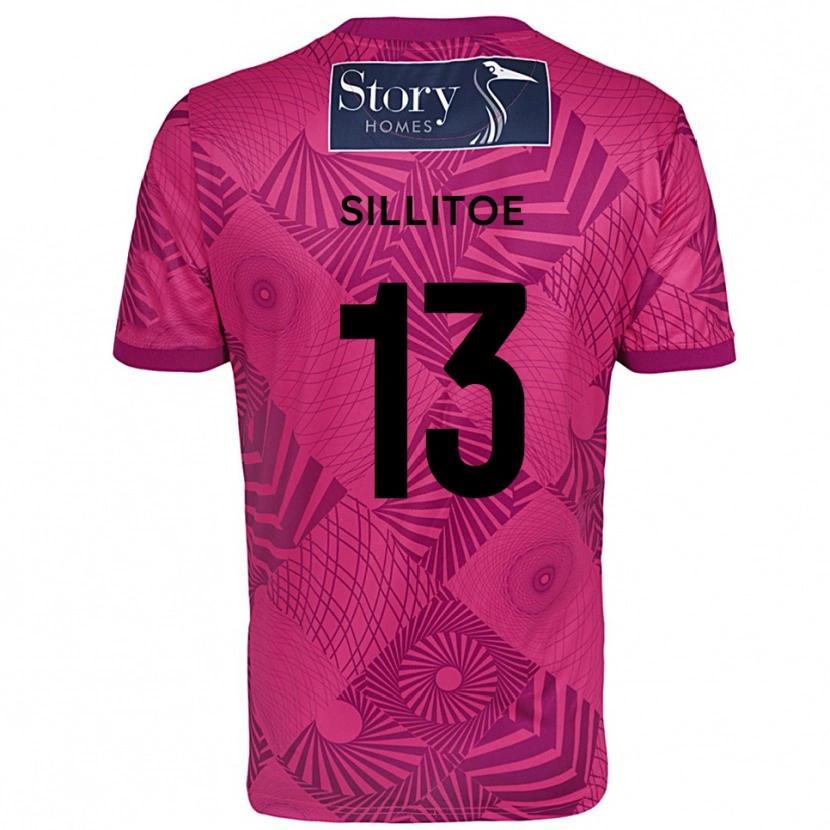 Danxen Hombre Camiseta Casey Sillitoe #13 Morado Magenta Portero Equipación 2025/26 La Camisa
