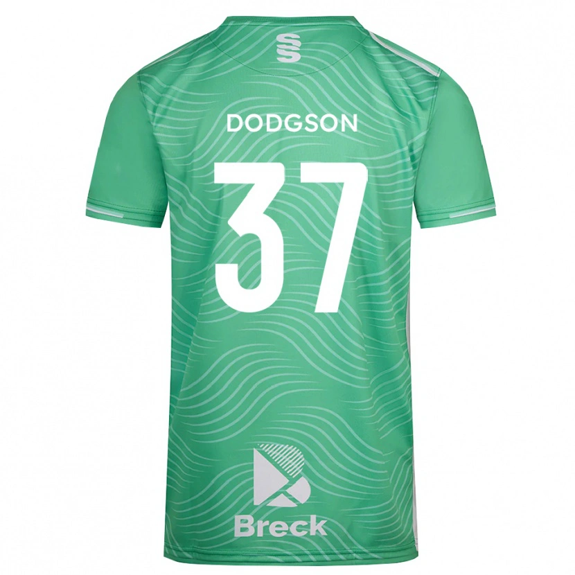 Danxen Hombre Camiseta Ewan Dodgson #37 Turquesa Medio Portero Equipación 2025/26 La Camisa