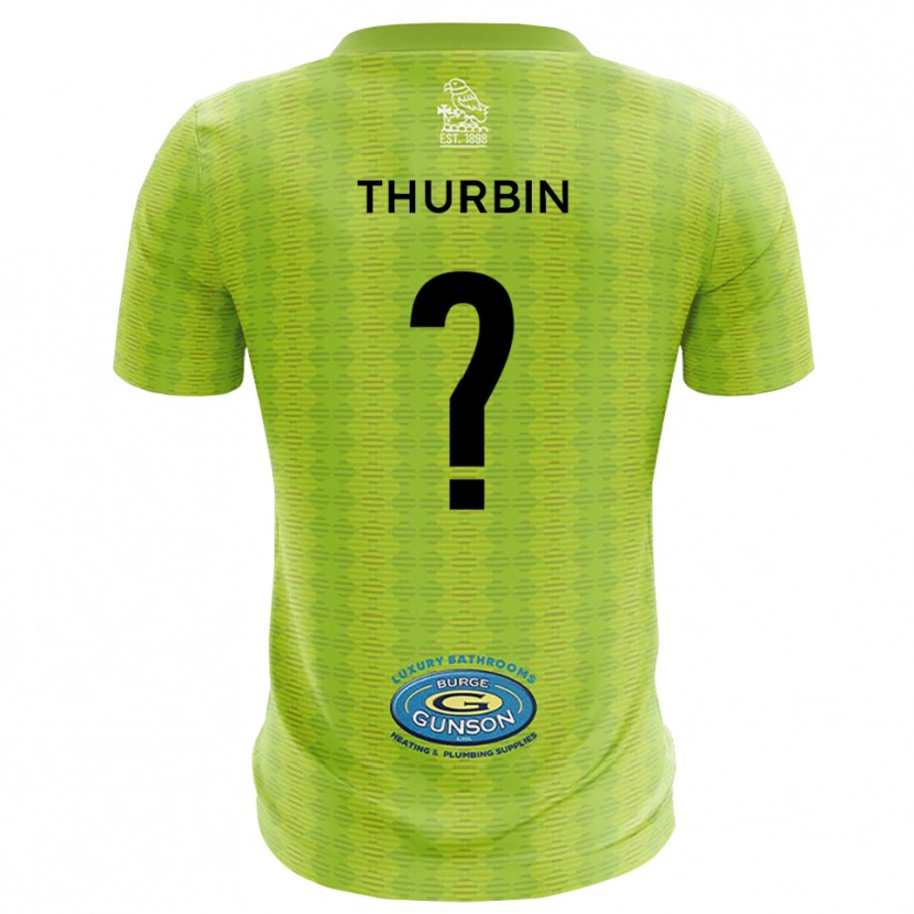 Danxen Hombre Camiseta Johnny Thurbin #0 Verde Prado Portero Equipación 2025/26 La Camisa