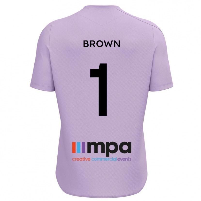 Danxen Hombre Camiseta Rory Brown #1 Negro Violeta Portero Equipación 2025/26 La Camisa