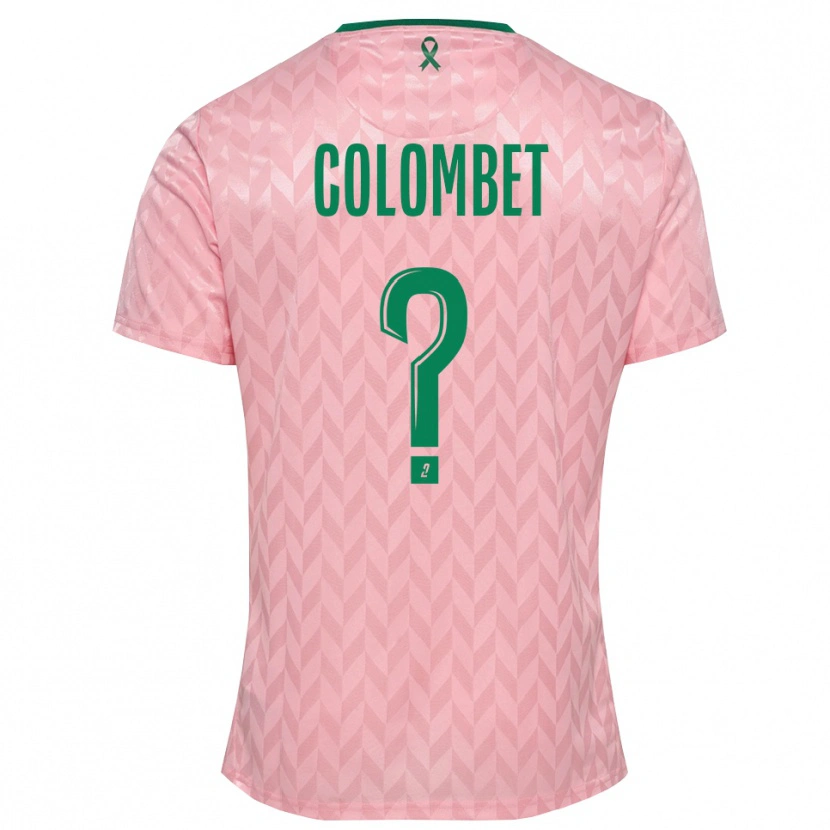 Danxen Hombre Camiseta Alexis Colombet #0 Verde Rosa Portero Equipación 2025/26 La Camisa