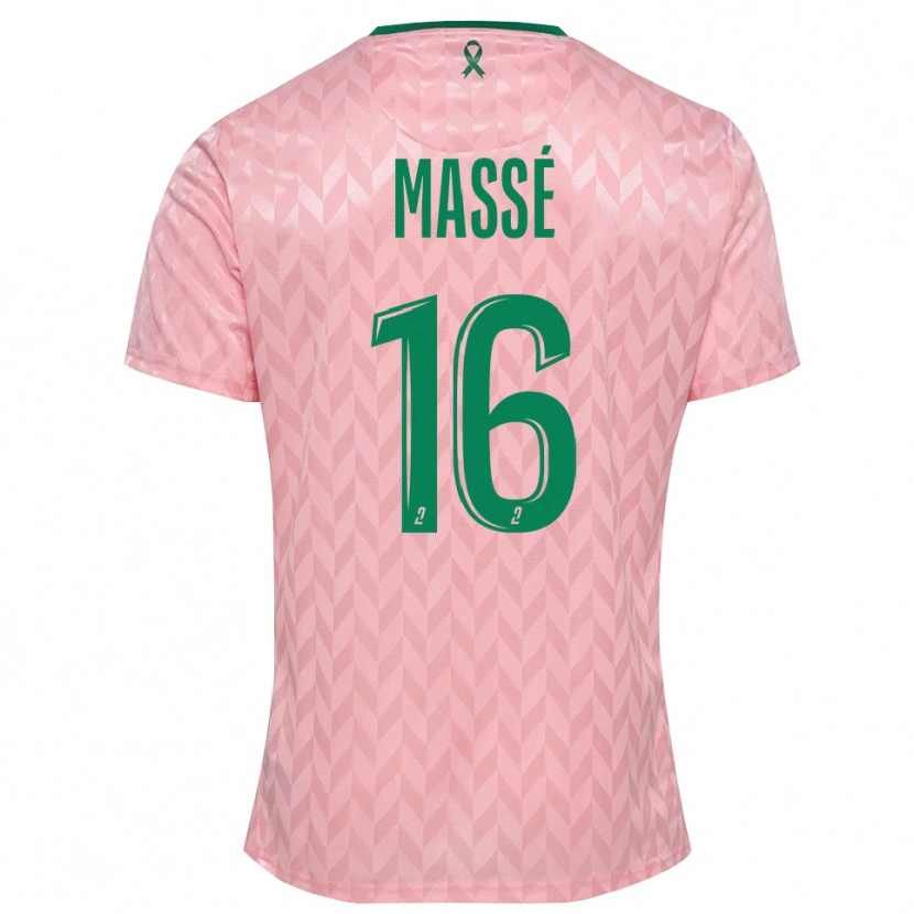 Danxen Hombre Camiseta Maël Massé #16 Verde Rosa Portero Equipación 2025/26 La Camisa