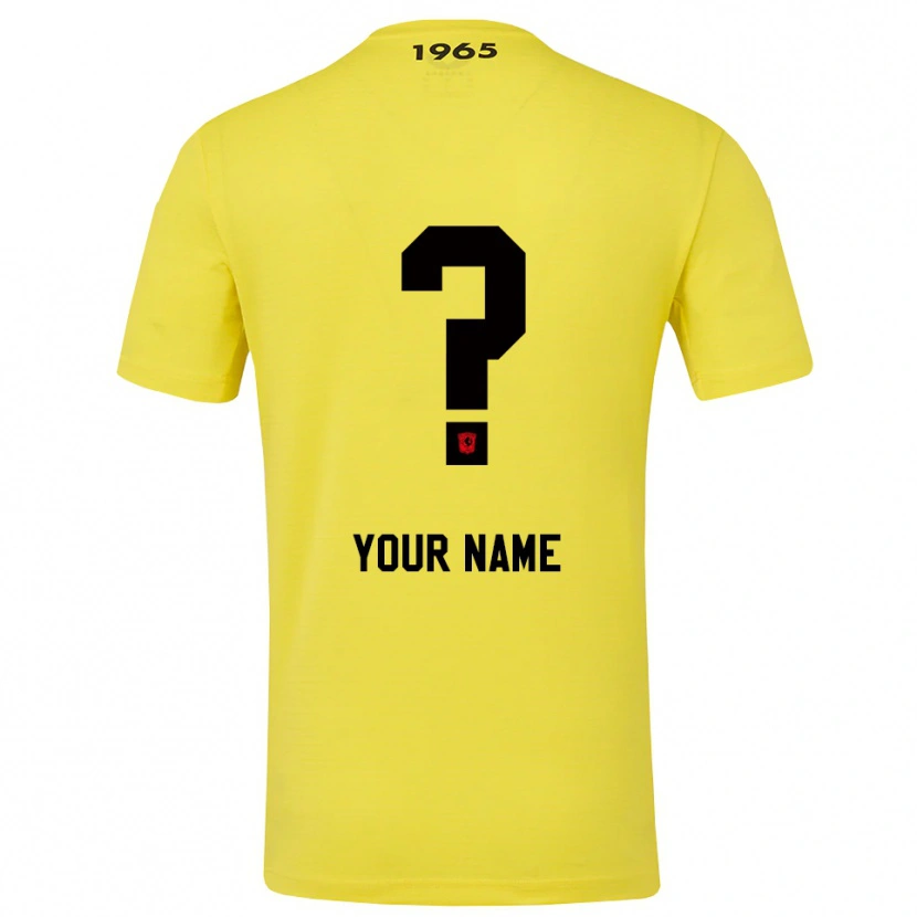 Danxen Hombre Camiseta Twente Amarillo Negro Portero Equipación 2025/26 La Camisa