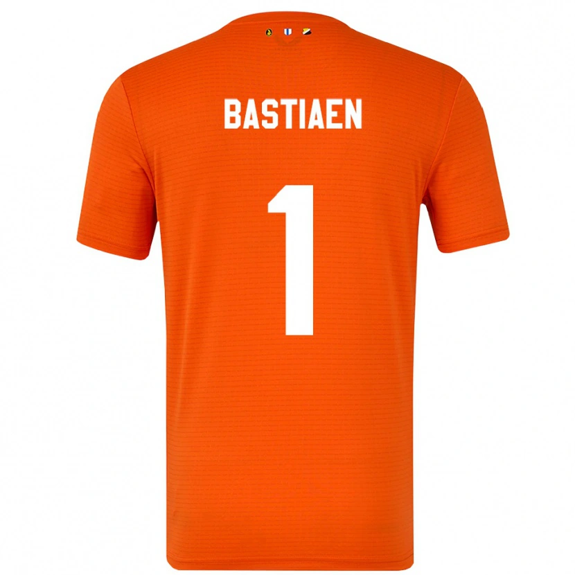 Danxen Hombre Camiseta Femke Bastiaen #1 Naranja Negro Portero Equipación 2025/26 La Camisa