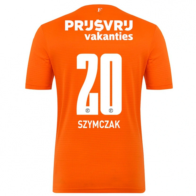 Danxen Hombre Camiseta Oliwia Szymczak #20 Naranja Negro Portero Equipación 2025/26 La Camisa