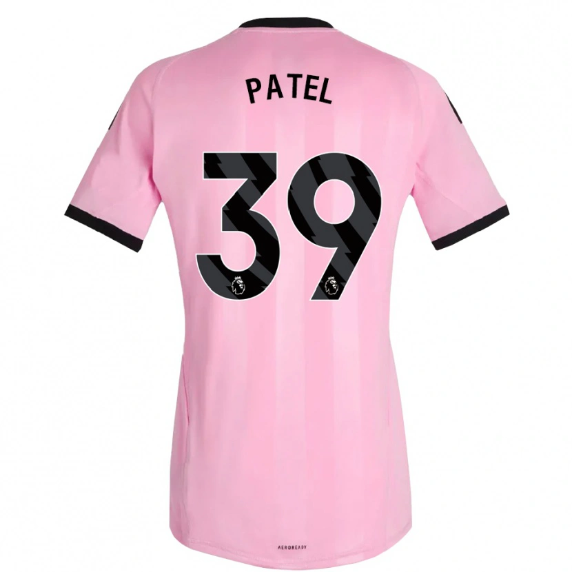 Danxen Hombre Camiseta Safia Middleton-Patel #39 Rosa Negro Portero Equipación 2025/26 La Camisa