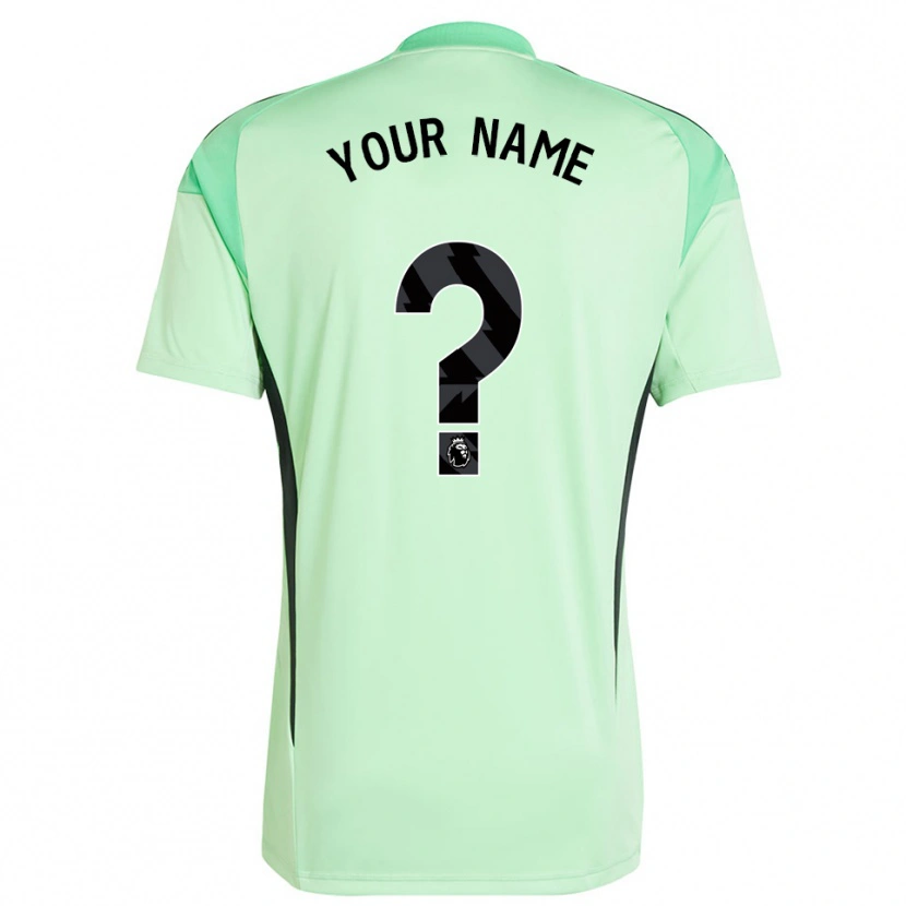 Danxen Hombre Camiseta Arsenal FC Verde Claro Negro Portero Equipación 2025/26 La Camisa
