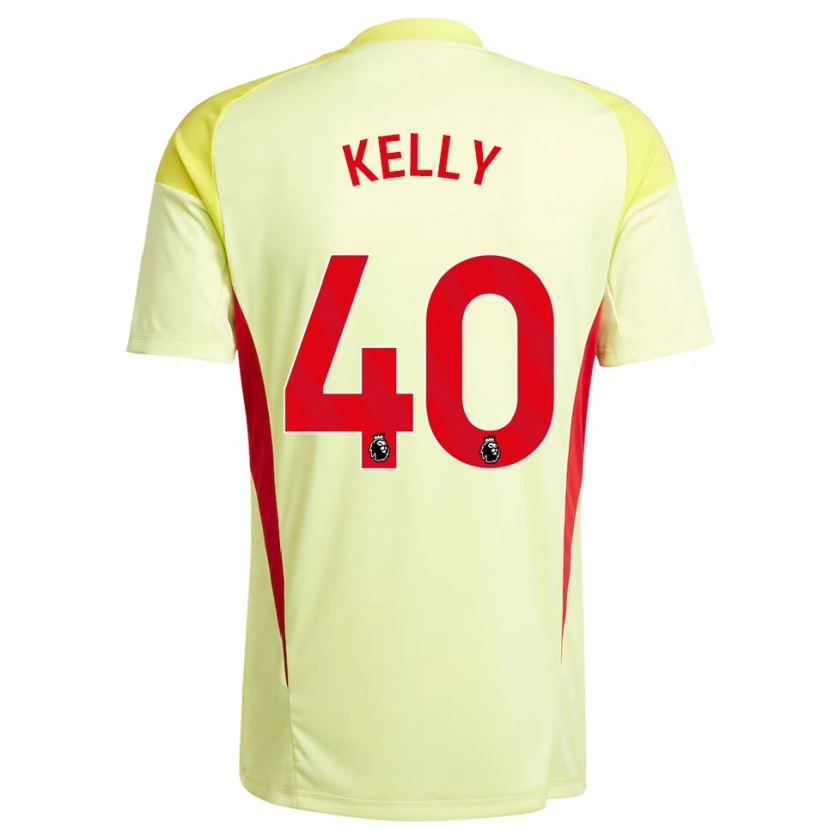 Danxen Hombre Camiseta Soffia Kelly #40 Amarillo Claro Portero Equipación 2025/26 La Camisa