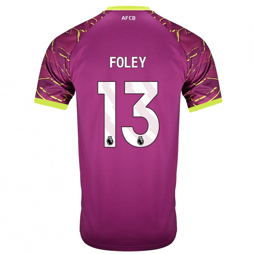 Danxen Hombre Camiseta Erin Foley #13 Magenta Oscuro Portero Equipación 2025/26 La Camisa