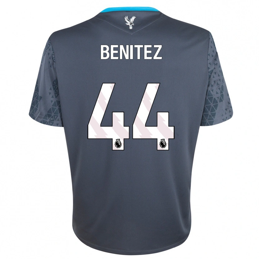 Danxen Hombre Camiseta Walter Benítez #44 Gris Oscuro Blanco Portero Equipación 2025/26 La Camisa
