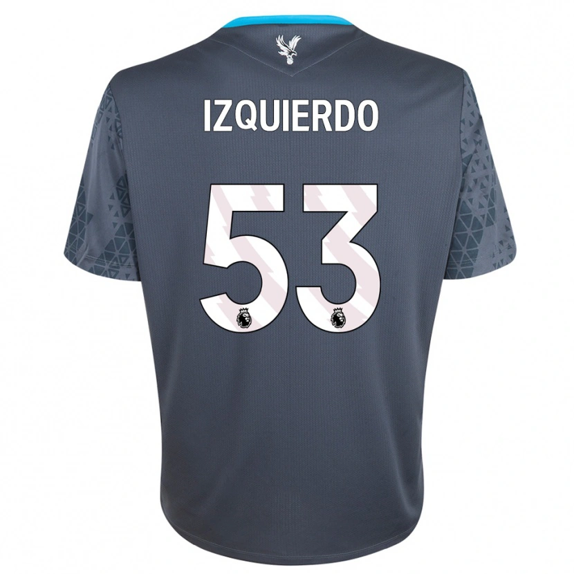 Danxen Hombre Camiseta Jackson Izquierdo #53 Gris Oscuro Blanco Portero Equipación 2025/26 La Camisa